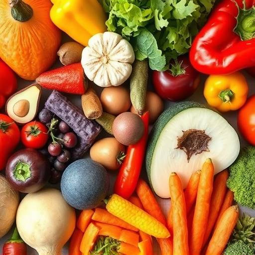A colorful assortment of whole, unprocessed foods.